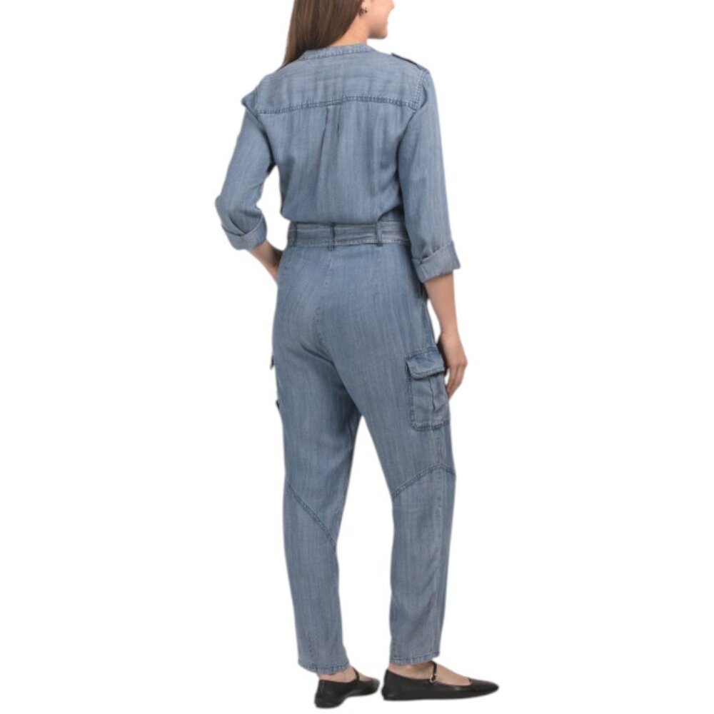 VELVET HEART Long Sleeve Cargo Style Jumpsuit - Picture 2 of 4